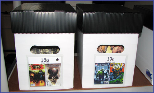Corrugated Plastic Comic Boxes